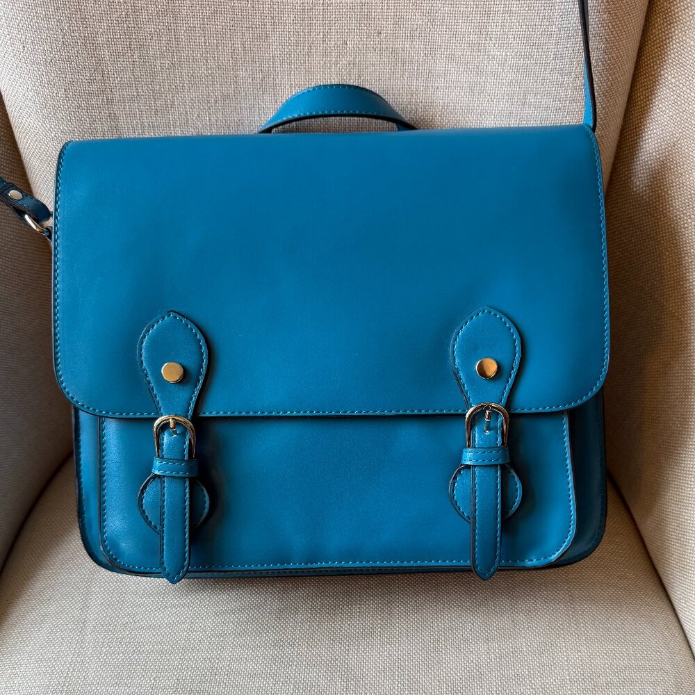 Clyde laptop/tablet bag - Teal  - Barely Used